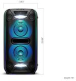 Sony XB72 Excessive Energy Residence Audio System with Bluetooth Know-how (GTK-XB72) Black