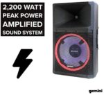 Gemini Sound GSP-L2200PK Indoor Outside Extremely Highly effective Bluetooth