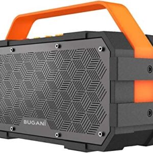 Bluetooth Speaker, Bugani M90 Portable Bluetooth Speaker with 30W Stereo Sound and Deep Bass,Long-Term Playback,Bluetooth 5.0 100ft Wireless Range, Support TF Card/AUX, Built-in Mic, for Home.