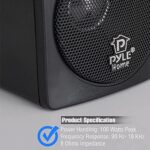 100W Small Bookshelf Audio system