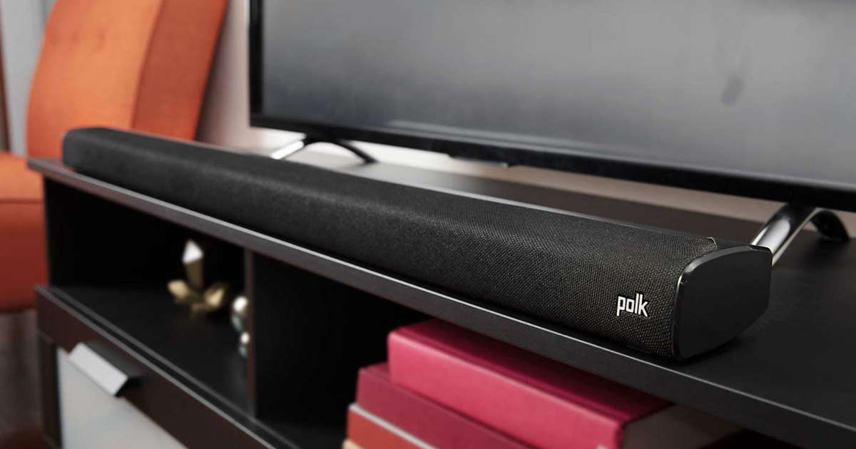 Get Polk Audio’s Extremely-Slim Sound Bar and Subwoofer Combo for Simply 9