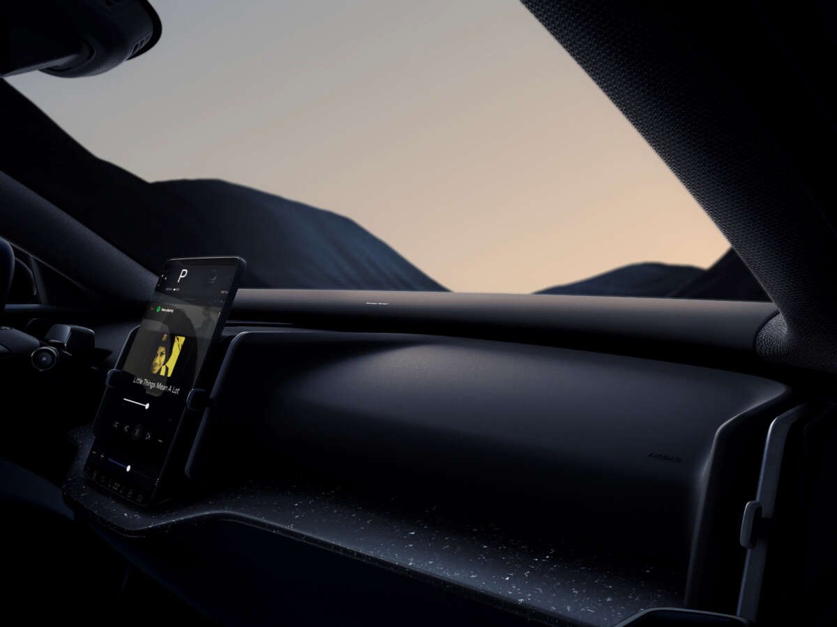 2023 Volvo EX30 inside teased with single 12.3-inch touchscreen, soundbar, versatile centre console